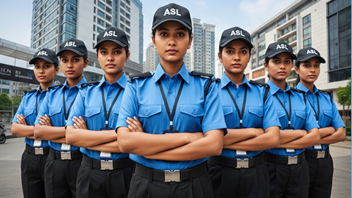 ASL Lady Security Guard